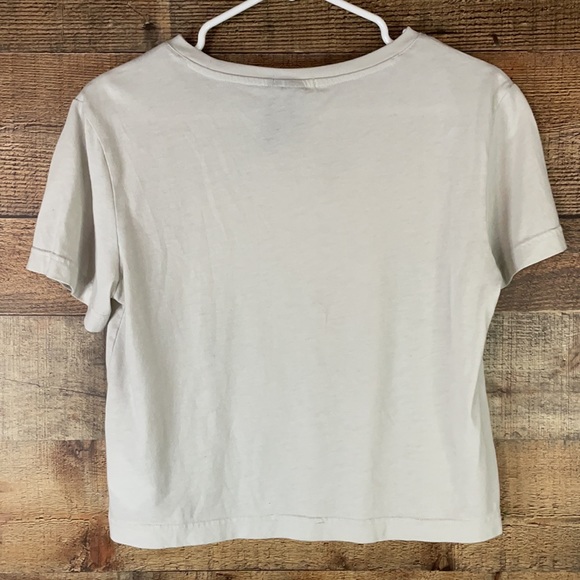 Adidas Floral Essential T-Shirt short sleeves athletic top Size Small - Picture 5 of 7